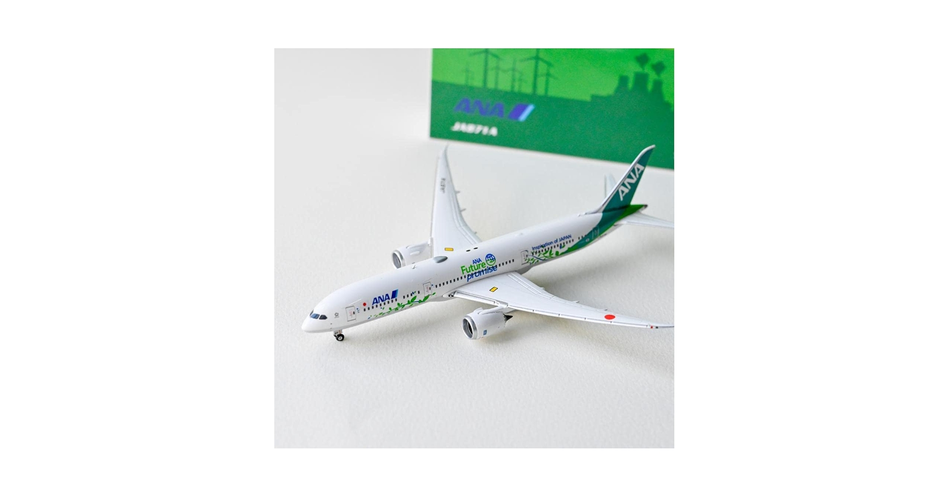 【美品】ANA B787-9 グリーンジェットJA871A 1/400 訳あり】ANA B787-9 Green Jet グリーンジェット 1/400 - メルカリ